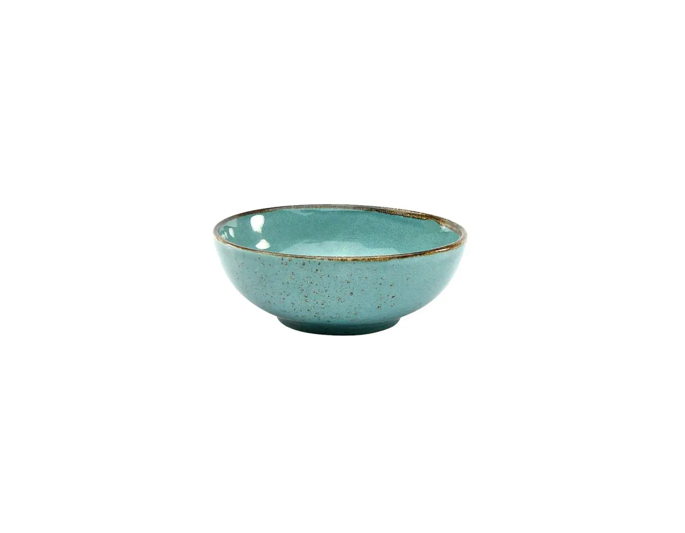 Schale/16.5 Nature wasserblau Wasserblau Steinzeug ca. 21cm
