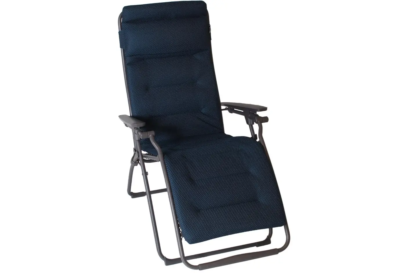 Liegestuhl Futura Bec Bleu Encre von Lafuma Outdoorstoff "Comfort" ca. 70x117x83cm